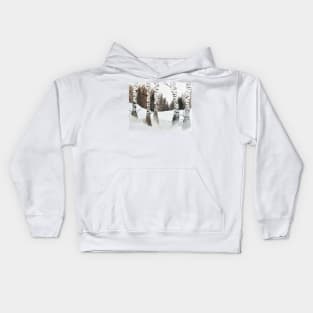 Wintry Birch Kids Hoodie